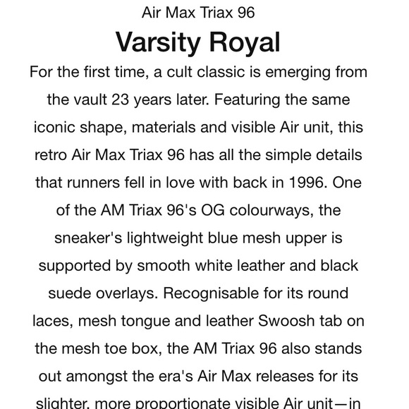 COPY - Nike Men's Air Max Triax 96 - Picture 11 of 12